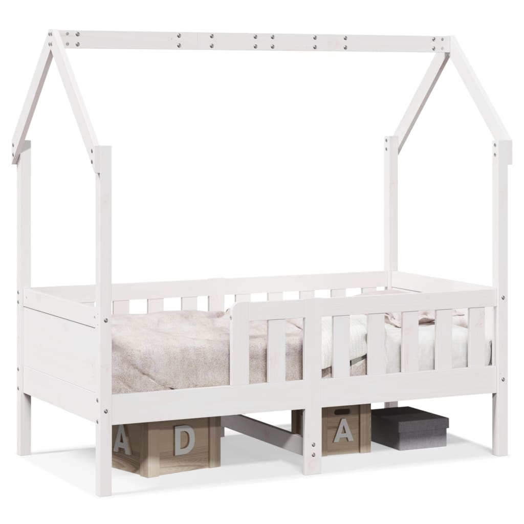 Bedhuis Massief Grenenhout 80 x 160 cm Wit