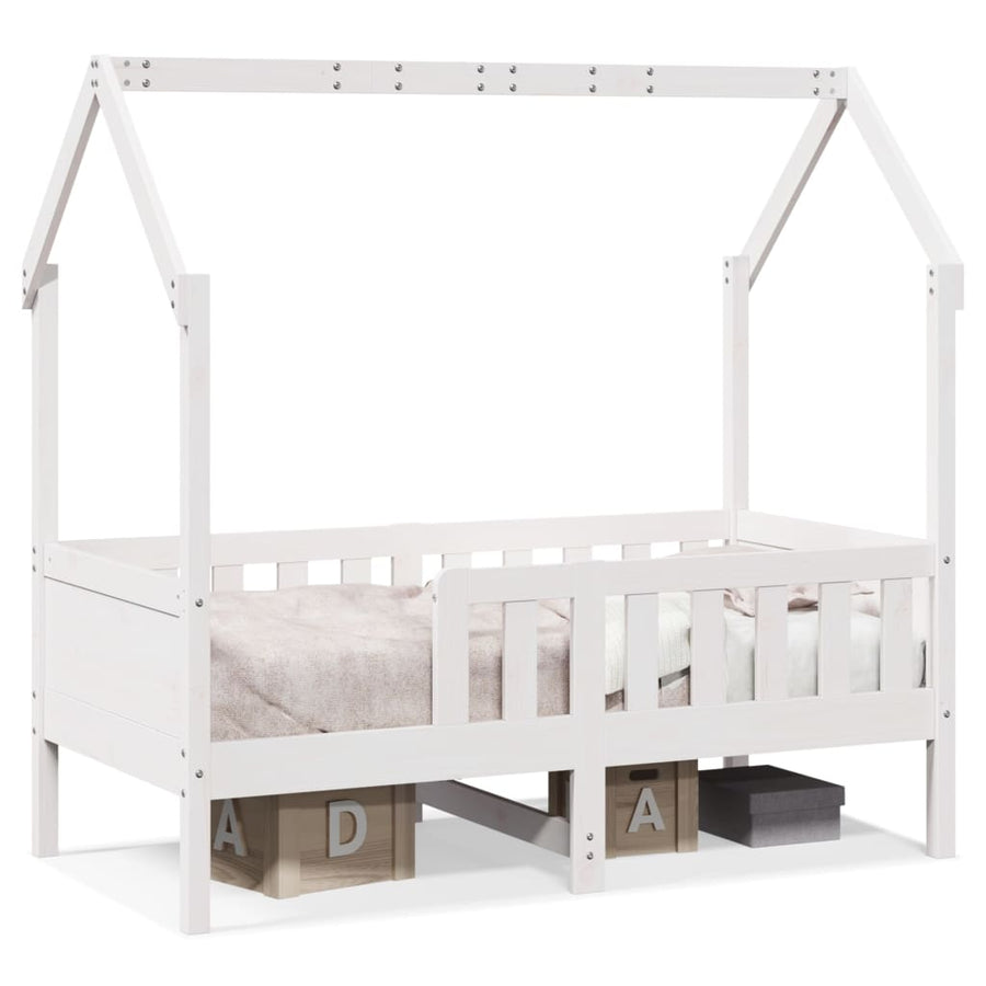 Bedhuis Massief Grenenhout 80 x 160 cm Wit