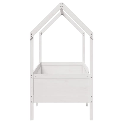 Bedhuis Massief Grenenhout 80 x 160 cm Wit