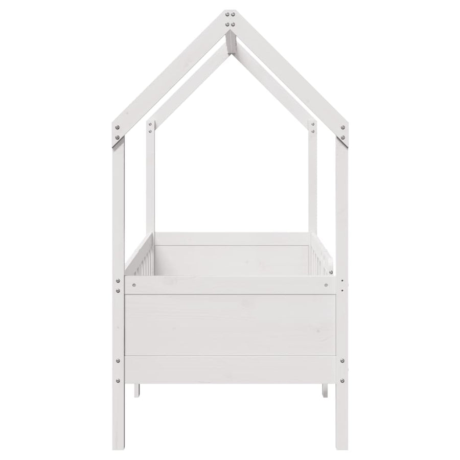 Bedhuis Massief Grenenhout 80 x 160 cm Wit