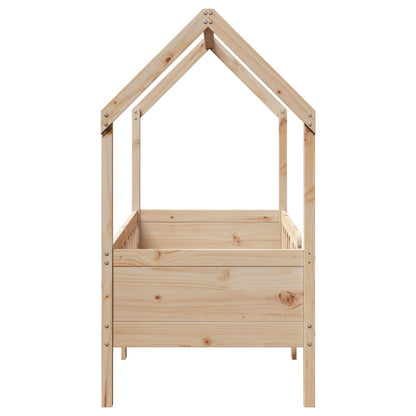 Bedhuis massief grenenhout 70x140 cm