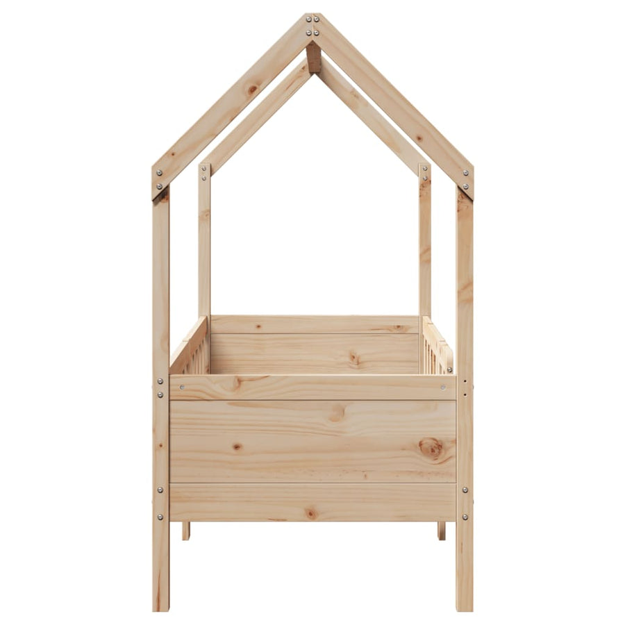 Bedhuis massief grenenhout 70x140 cm