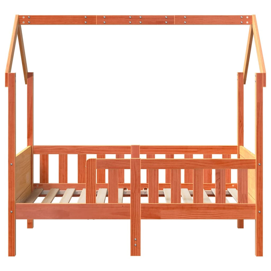 Bedhuis wasbruin massief grenenhout 70x140 cm