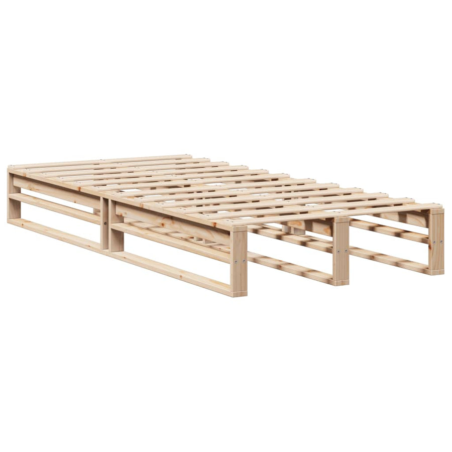 Bedframe zonder matras massief grenenhout 90x200 cm