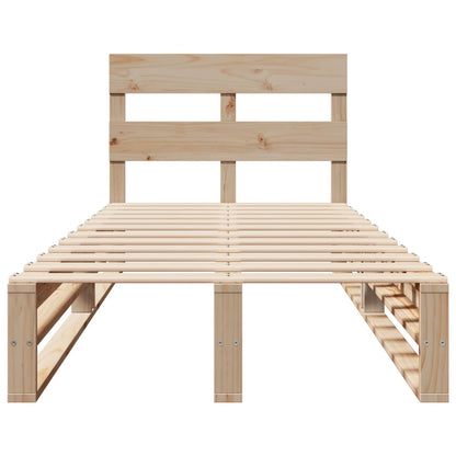 Bedframe zonder matras massief grenenhout 100x200 cm