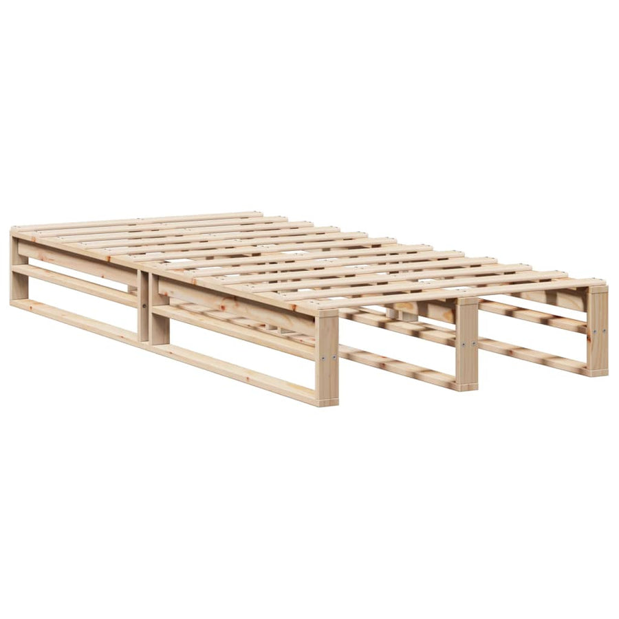 Bedframe zonder matras massief grenenhout 100x200 cm