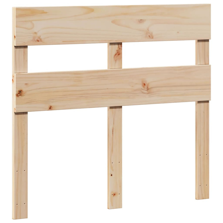 Bedframe zonder matras massief grenenhout 75x190 cm