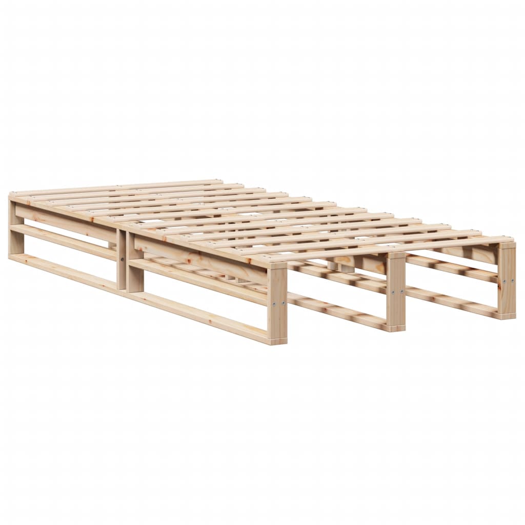 Bedframe zonder matras massief grenenhout 90x190 cm