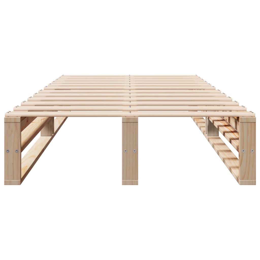 Bedframe massief grenenhout 90x200 cm