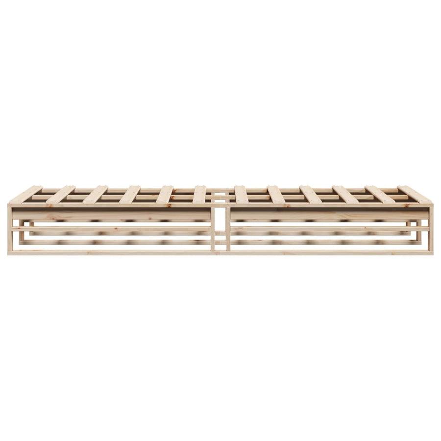 Bedframe massief grenenhout 90x200 cm