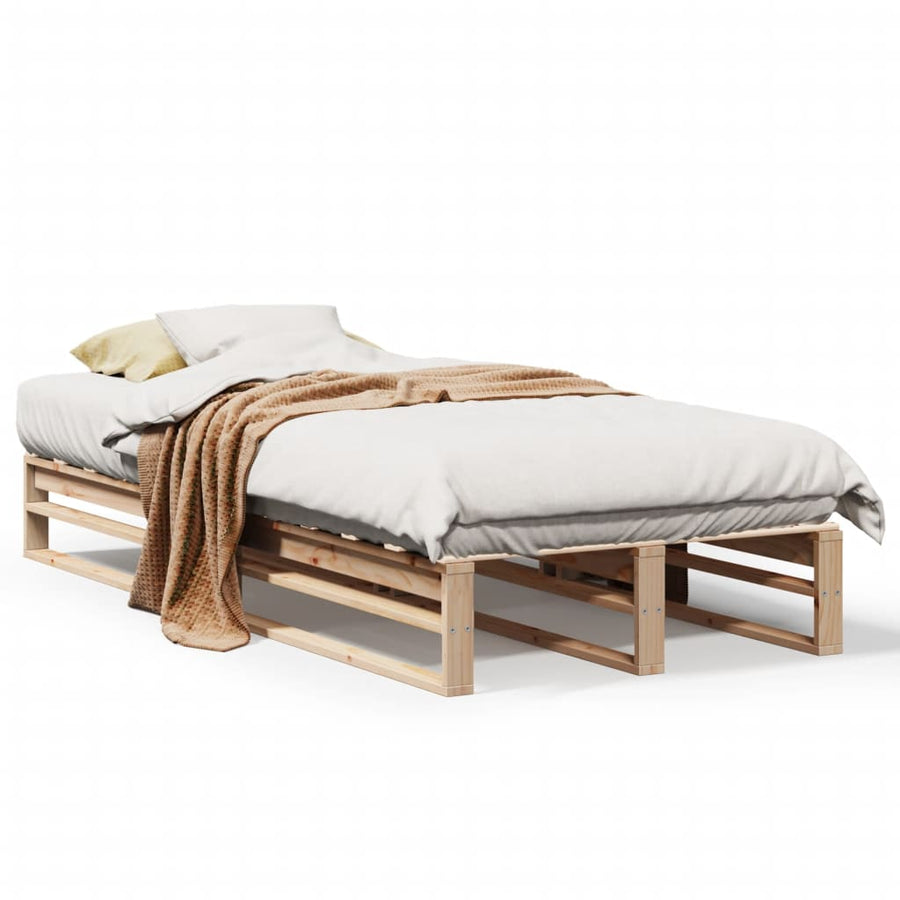 Bedframe massief grenenhout 90x200 cm