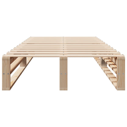 Bedframe zonder matras massief grenenhout 100x200 cm