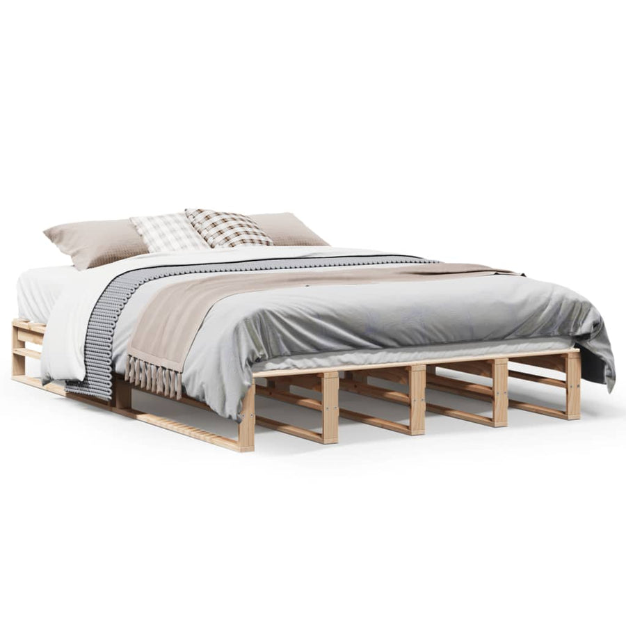 Bedframe massief grenenhout 140x200 cm