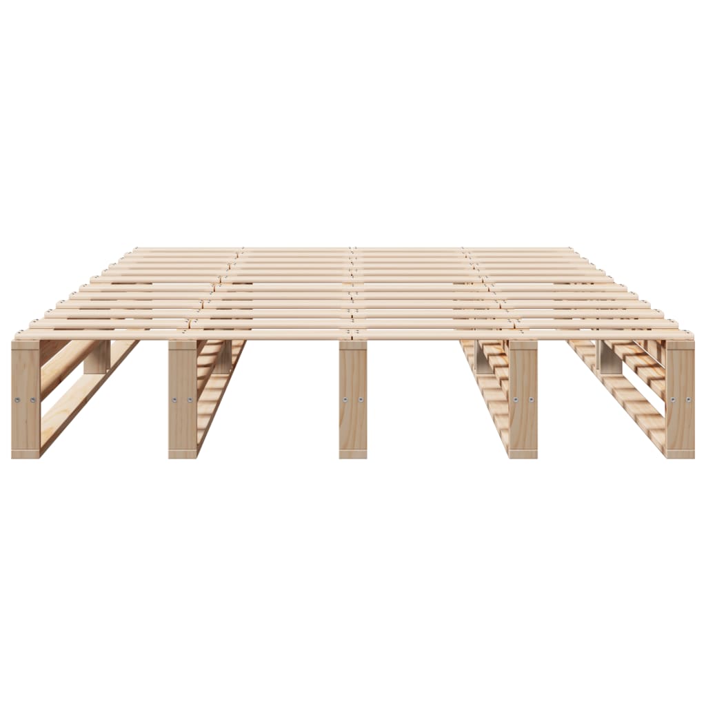 Bedframe massief grenenhout 150x200 cm