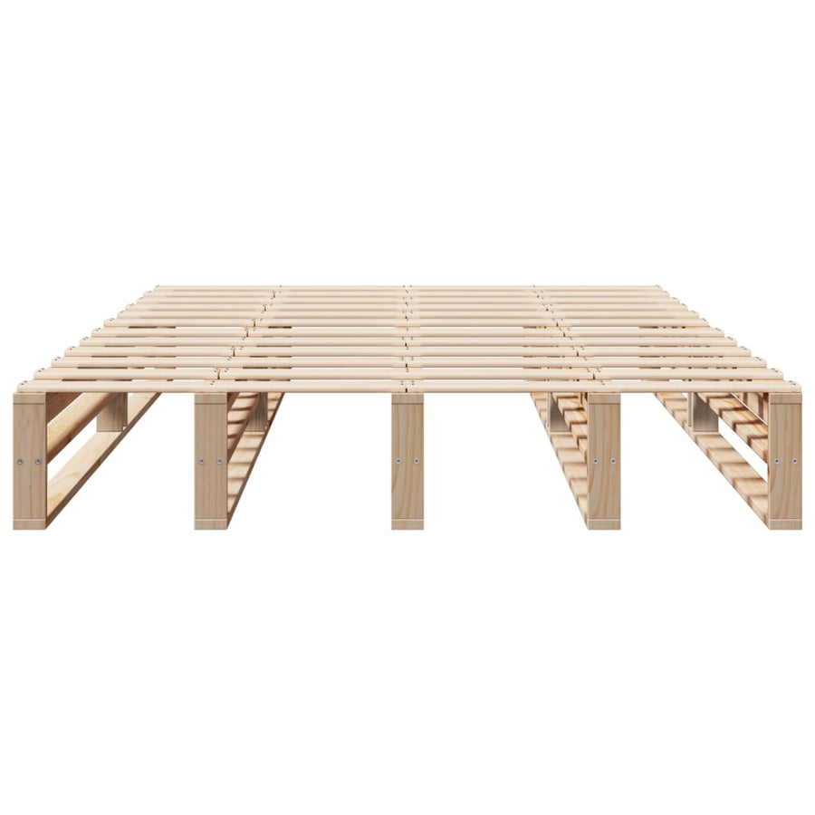Bedframe massief grenenhout 150x200 cm