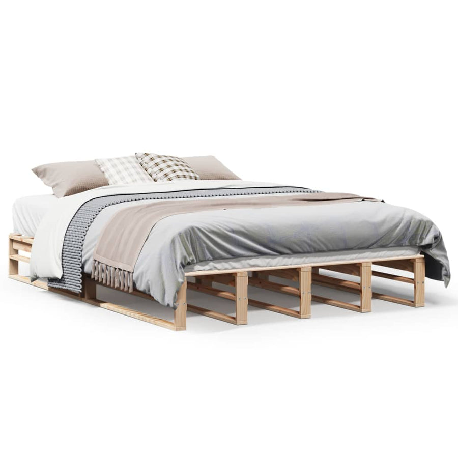 Bedframe massief grenenhout 120 x 190 cm