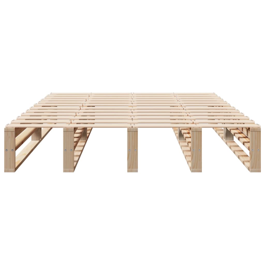 Bedframe massief grenenhout 135x190 cm