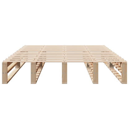 Bedframe massief grenenhout 135x190 cm