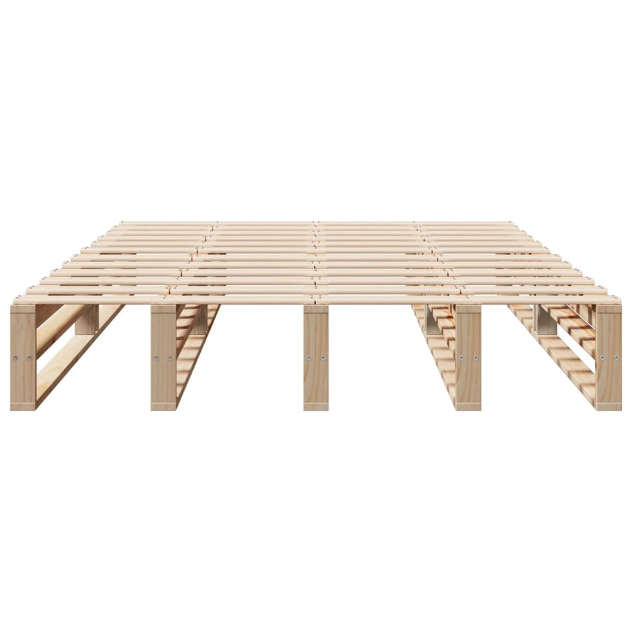 Bedframe massief grenenhout 135x190 cm