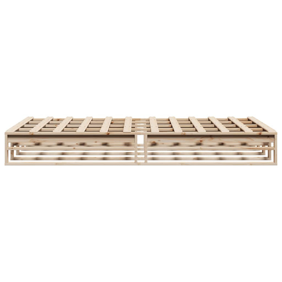 Bedframe massief grenenhout 135x190 cm