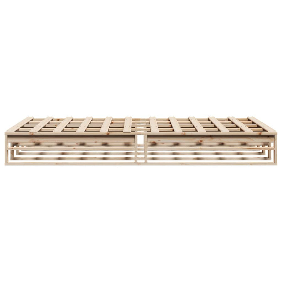 Bedframe massief grenenhout 140x190 cm