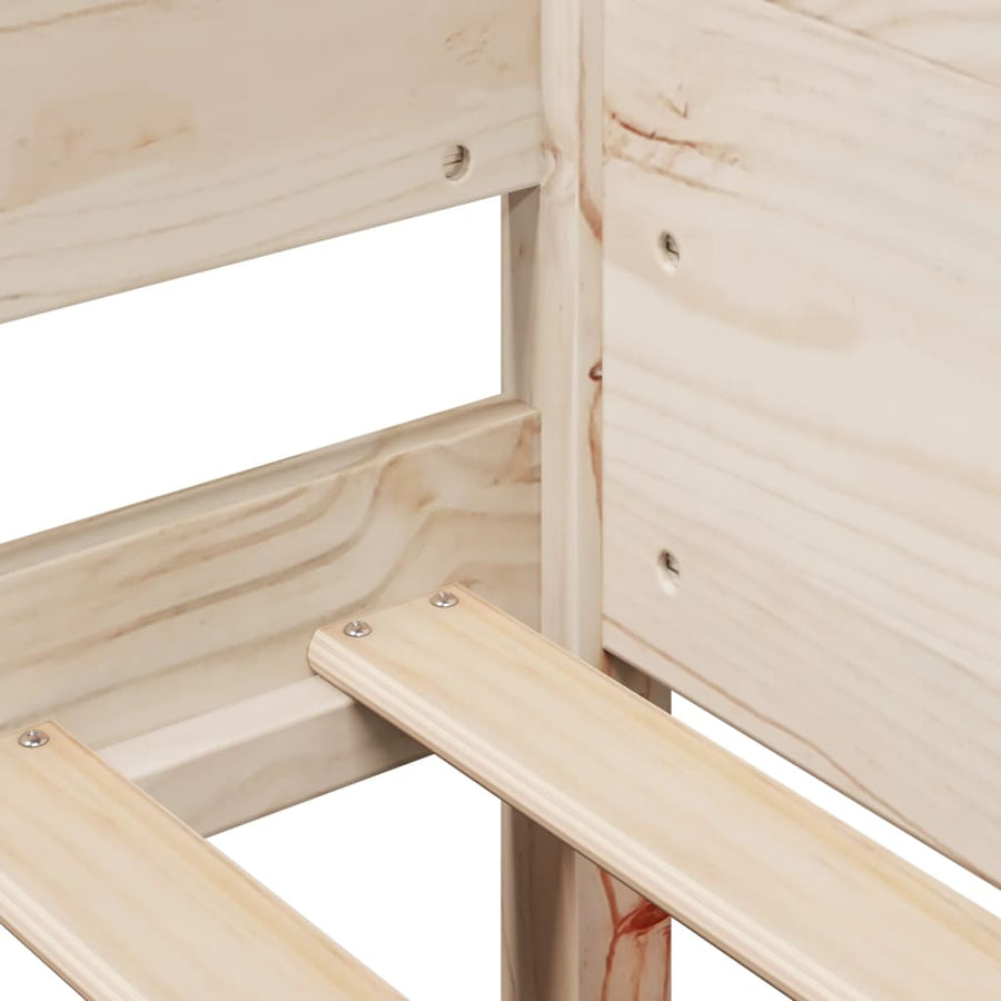Bedframe massief grenenhout 80x200 cm
