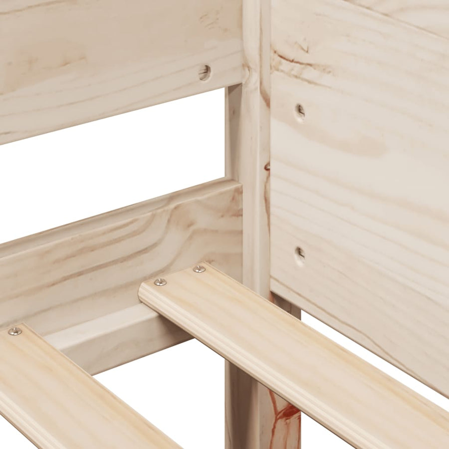 Bedframe massief grenenhout 90x200 cm