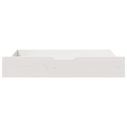 Bedlades 2 st 95x55x16 cm massief grenenhout
