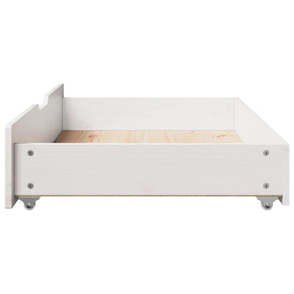 Bedlades 2 st 95x55x16 cm massief grenenhout