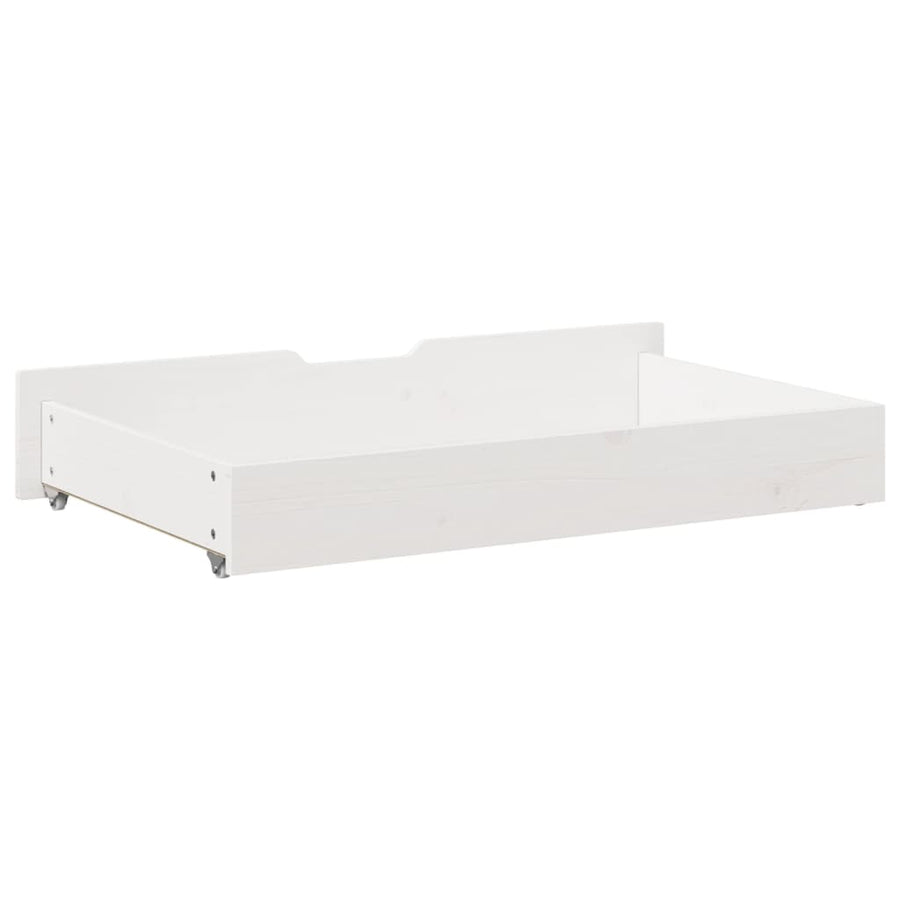 Bedlades 2 st 95x55x16 cm massief grenenhout
