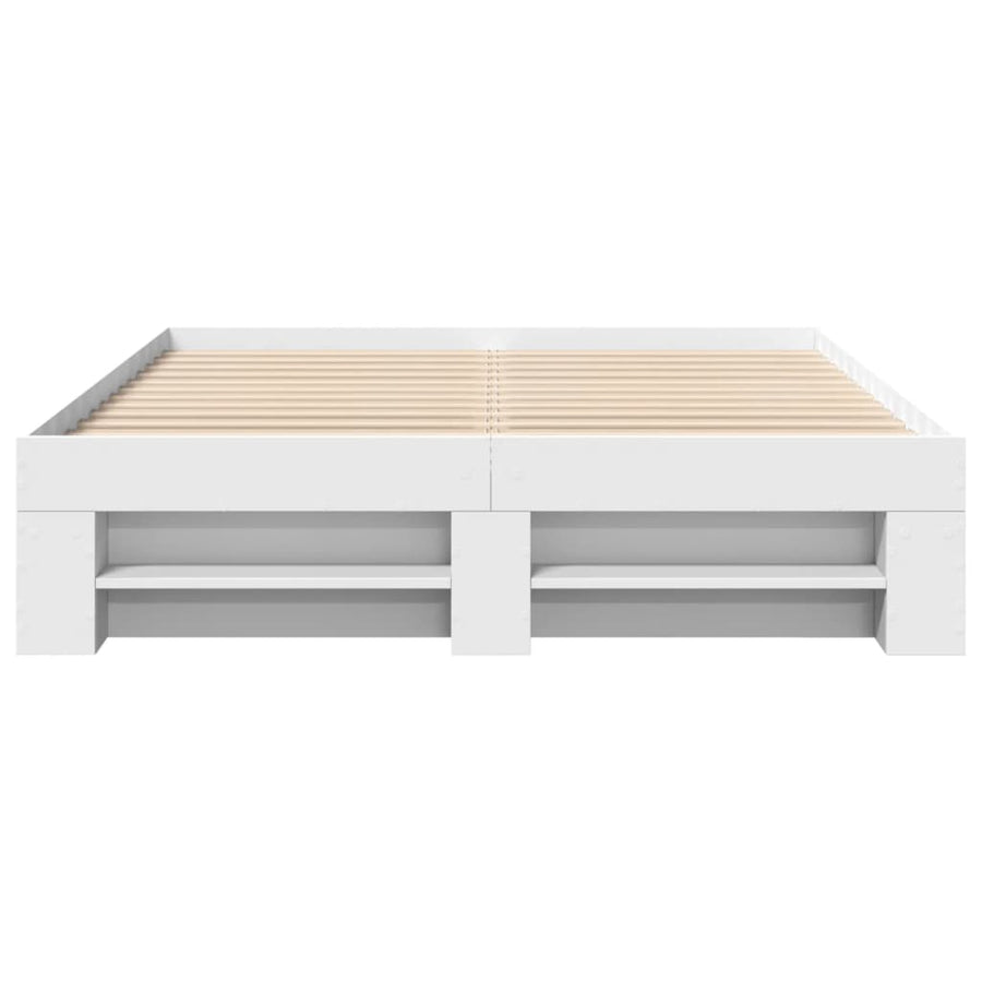 Bedframe Bewerkt Hout 140 x 200 cm