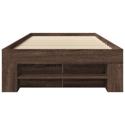 Bedframe Zonder Matras Bewerkt Hout 90 x 190 cm