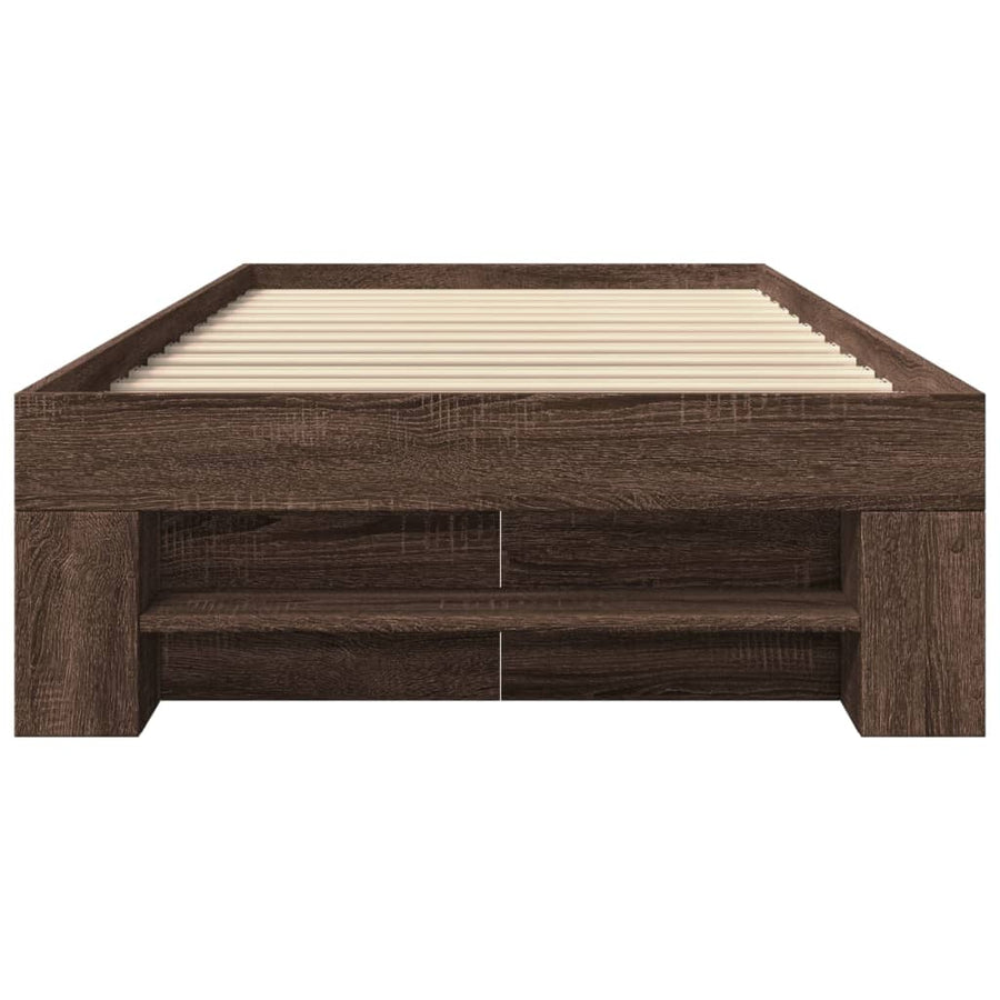 Bedframe Zonder Matras Bewerkt Hout 90 x 190 cm