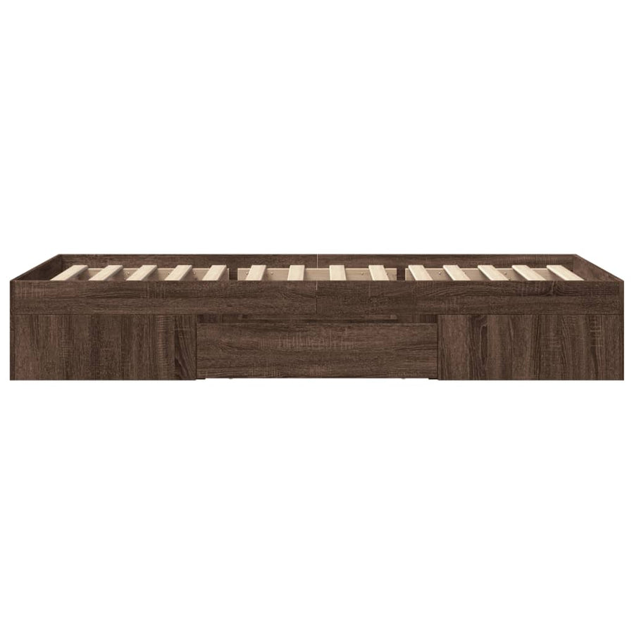 Bedframe Zonder Matras Bewerkt Hout 90 x 190 cm