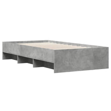 Bedframe bewerkt hout grijs sonoma eikenkleurig 90x200 cm