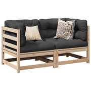 2-piece Solid Pine Wood Lounge Set