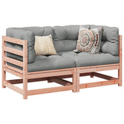 2-piece lounge set solid Douglas fir wood