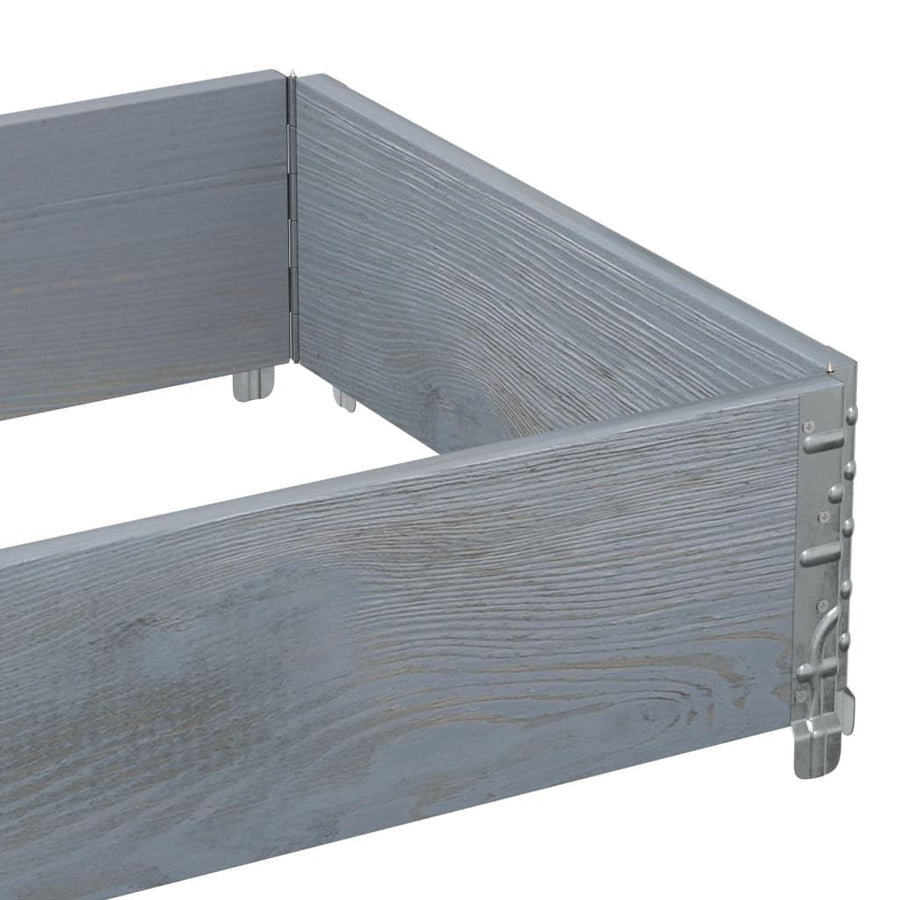 Palletopzetrand 80x60 cm massief grenenhout grijs
