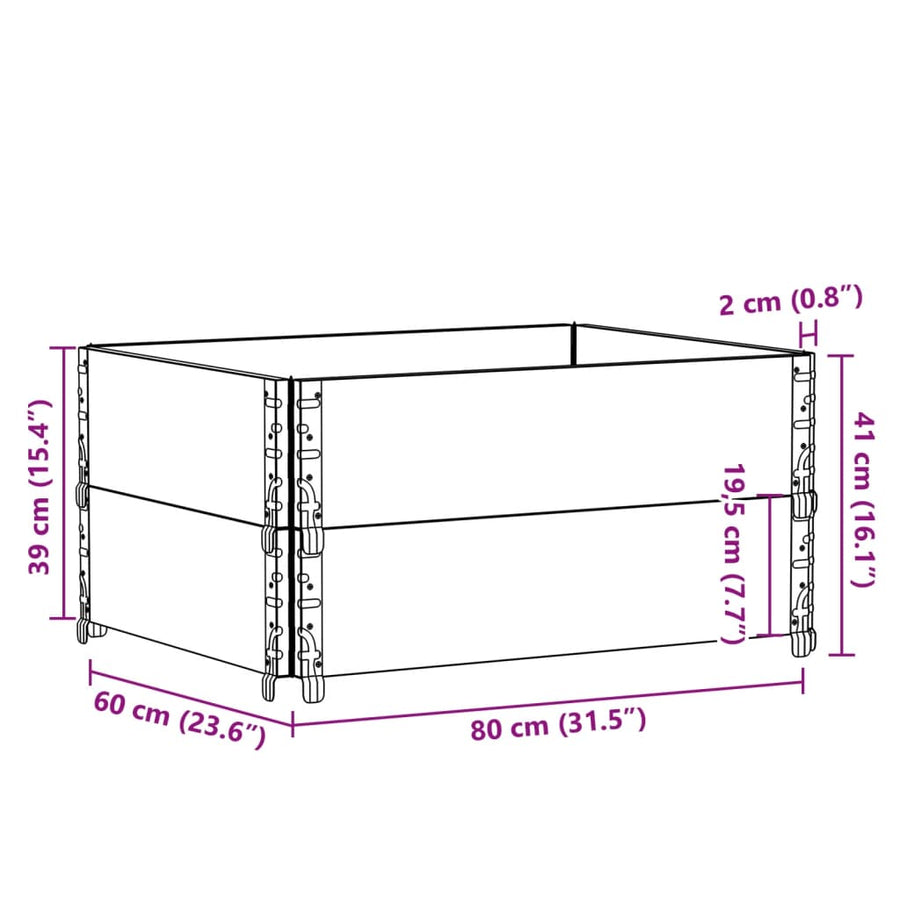 Palletopzetranden Massief Grenenhout 2
