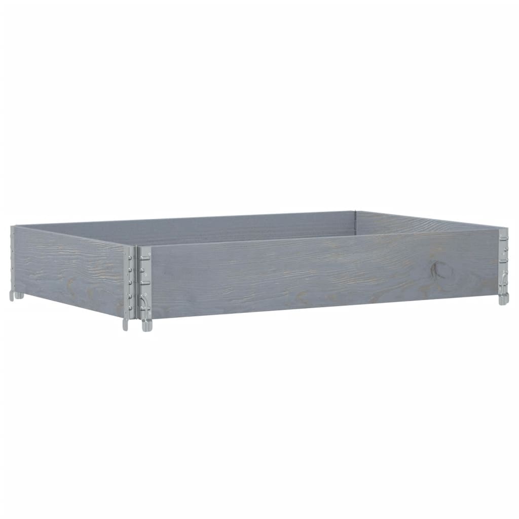 Palletopzetrand Massief Grenenhout 1