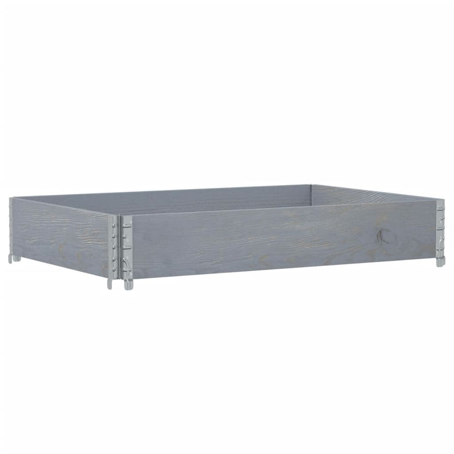Palletopzetrand Massief Grenenhout 1
