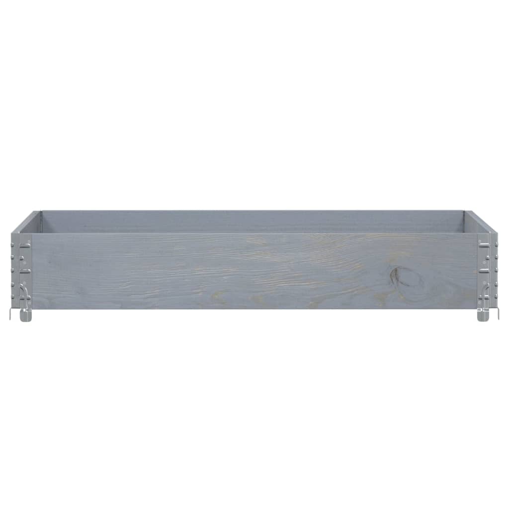 Palletopzetrand Massief Grenenhout 1