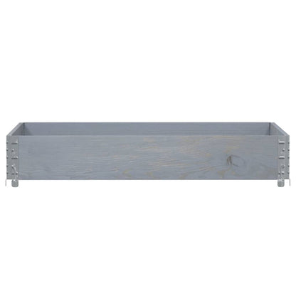 Palletopzetrand Massief Grenenhout 1