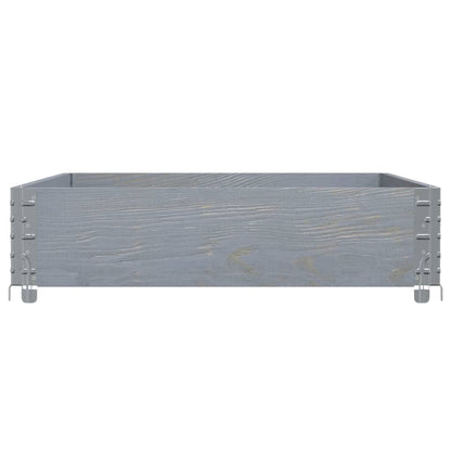 Palletopzetrand Massief Grenenhout 1