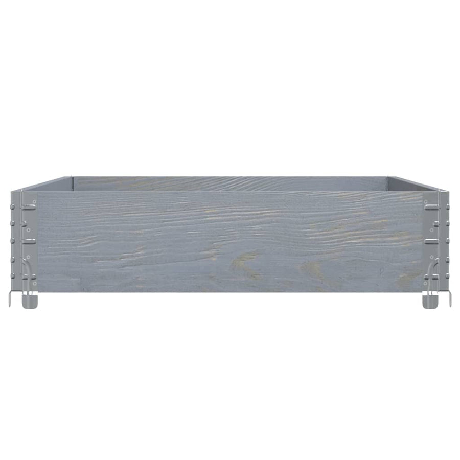 Palletopzetrand Massief Grenenhout 1