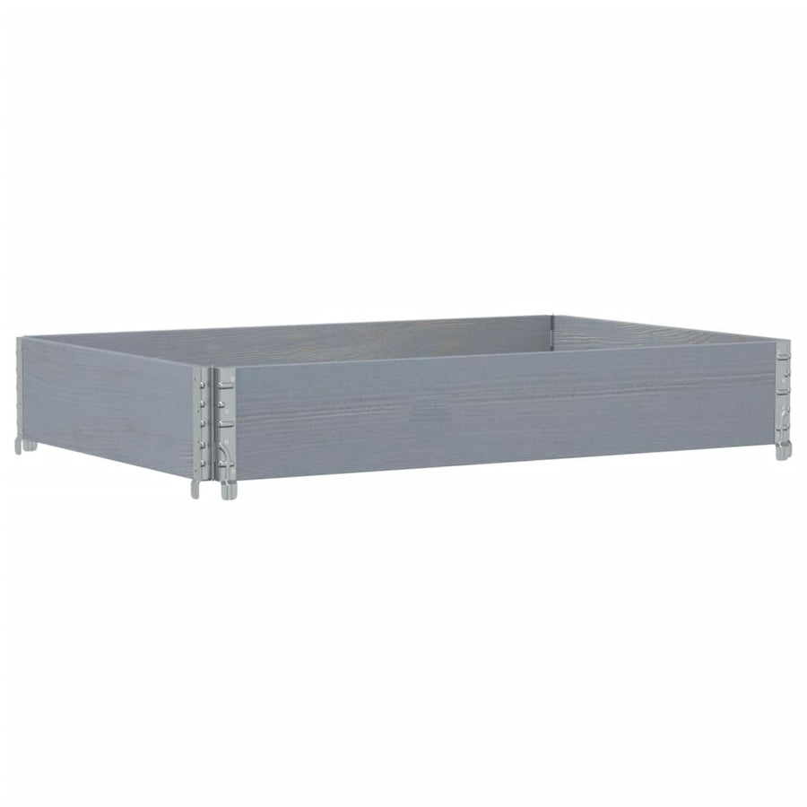 Palletopzetrand Massief Grenenhout 1