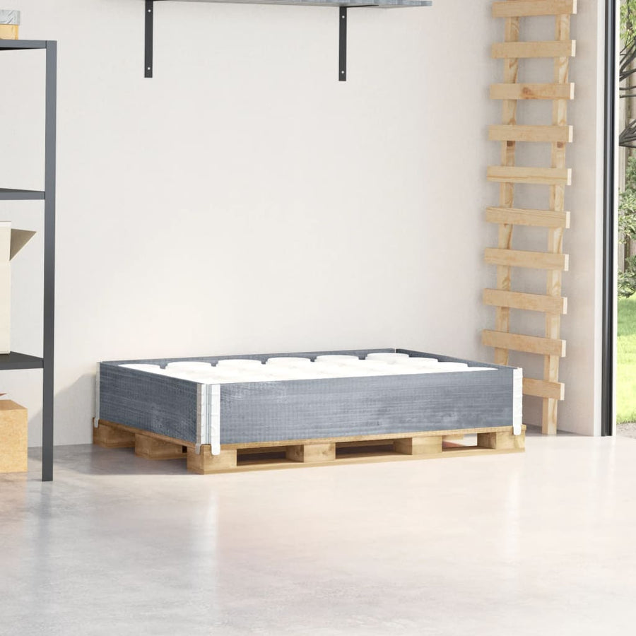 Palletopzetrand Massief Grenenhout 1