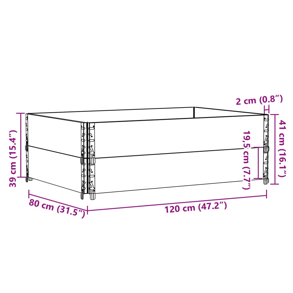 Palletopzetranden Massief Grenenhout 2