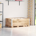 Palletopzetranden massief grenenhout 2 stuks