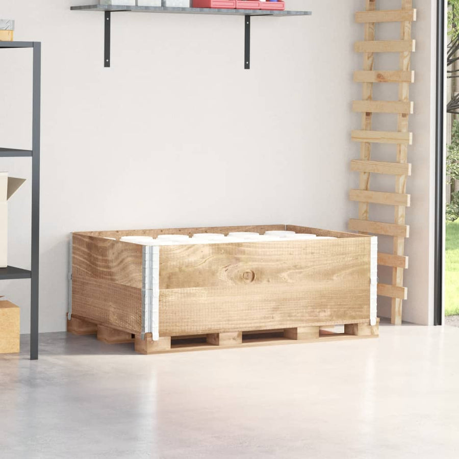 Palletopzetranden Massief Grenenhout 2